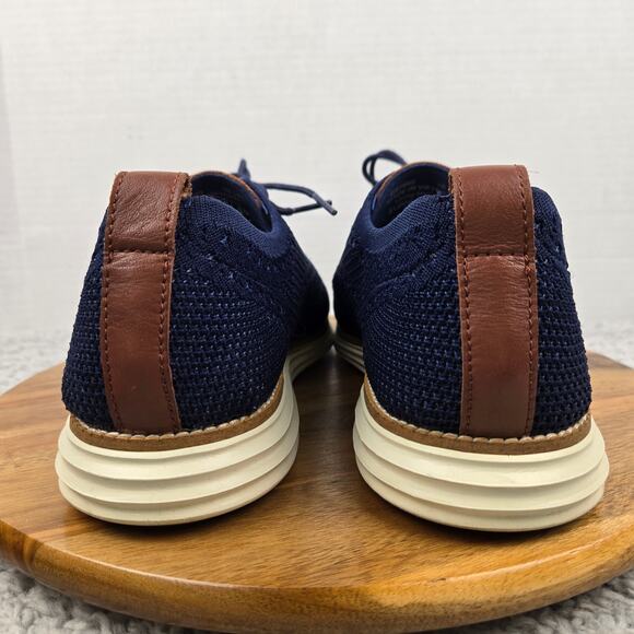 Cole Haan Mens 10.5 OriginalGrand Navy Stitchlite Wingtip Business Casual Oxford main image 7